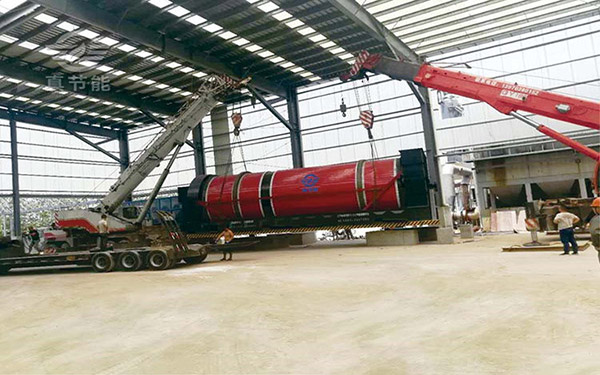 烘干機(jī)安裝現(xiàn)場