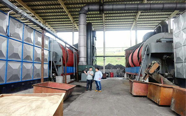 糟渣烘干機生產現場 糟渣烘干機生產現場