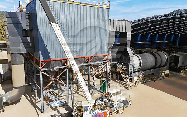 果渣烘干機安裝現場 果渣烘干機安裝現場